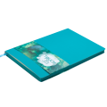 Блокнот деловой Buromax Touch Me Logo2u, А5 , 96л., мягкая обложка, бирюзовый