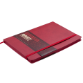 Блокнот деловой Buromax Brief Logo2u, А5, 96л., мягкая обложка, красный