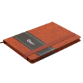 Блокнот деловой Buromax Smarti Logo2u, А5, 96л., мягкая обложка, коричневый