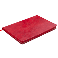 Блокнот деловой Buromax Codebellagio Logo2u, А5, 96л., мягкая обложка, красный