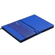 Блокнот деловой Buromax Travel Logo2u, А5, 96л., мягкая обложка, синий
