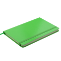 Блокнот деловой Buromax Strong Logo2u, 125x195мм, 80л., твердая обложка, салатовый