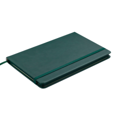 Блокнот деловой Buromax Profy Logo2u, 125x195мм, 80л., твердая обложка, зеленый
