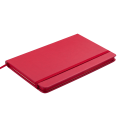 Блокнот деловой Buromax Profy Logo2u, 125x195мм, 80л., твердая обложка, красный