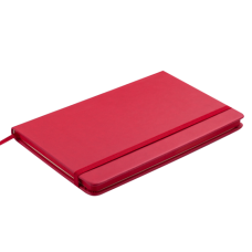 Блокнот деловой Buromax Profy Logo2u, 125x195мм, 80л., твердая обложка, красный