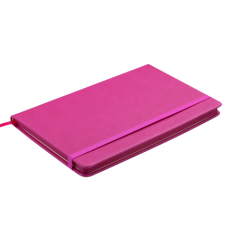 Блокнот деловой Buromax Profy Logo2u, 125x195мм, 80л., твердая обложка, розовый