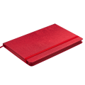 Блокнот деловой Buromax Ingot, 125x195мм, 80л., твердая обложка, красный