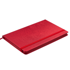 Блокнот деловой Buromax Ingot, 125x195мм, 80л., твердая обложка, красный