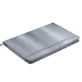 Блокнот деловой Buromax Ingot, 125x195мм, 80л., твердая обложка, серебряный
