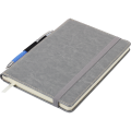 Блокнот деловой Buromax Code, А5, 96л., мягкая обложка, серый