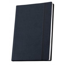 Деловой блокнот Optima Vivella, А6, 256 л., мягкая обложка, на резинке, темно-синий