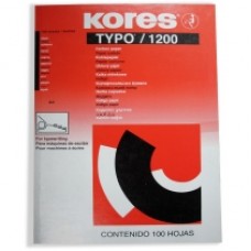 Бумага копировальная Kores, А4, 100 л., черная