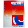 Бумага копировальная Kores, А4, 20 л., черная
