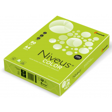 Бумага офисная цветная Niveus, А4, 80г/м2, интенсив лайм, LG46, 500л