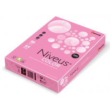 Бумага офисная цветная Niveus, А4, 80г/м2, неоновая розовая, NEOPI, 500л