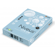 Бумага офисная цветная Niveus, А4, 80г/м2, пастель холодно-голубая, OBL70, 500л