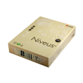 Бумага офисная цветная Niveus, А4, 80г/м2, пастель желтая, YE23, 500л