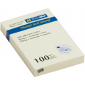 Блок для заметок с клейким слоем Buromax, 51х76мм, 100 л., желтый