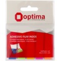 Закладки с клейким слоем Optima, 15х50 мм, 500 шт., бумажные, 5 неоновых цветов