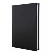Ежедневник недатированный Economix ALLEGRA, А5, 320 л., искусственная кожа, черный