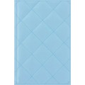 Ежедневник недатированный Cabinet "Square", А5, 320 л., искусственная кожа, с металлической закладкой и карманом, голубой