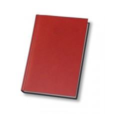 Ежедневник недатированный Economix AMALFI, А5, 320 л., балакрон, красный