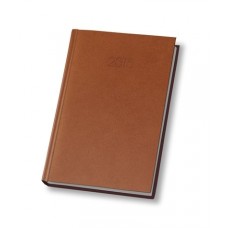 Ежедневник недатированный Economix AMALFI, А5, 320 л., балакрон, коричневый