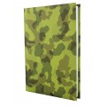 Ежедневник недатированный Economix MILITARY, А5, 320 л., балакрон, зеленый