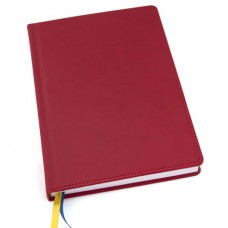 Ежедневник недатированный Optima Nebraska, B6, 160 л., красный