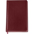 Ежедневник недатированный Cabinet Napa, А5, 320 л., натуральная кожа, бордо