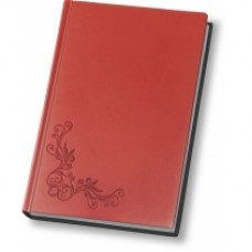 Ежедневник недатированный Optima Vivella тиснение "Notebook", А5, 320 л., искусственная кожа, серый