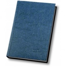 Ежедневник недатированный Optima Alkor, А5, 320 л., искусственная кожа, синий