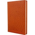 Ежедневник недатированный Cabinet Ostrich, А5, 320 л., искусственная кожа, коричневый
