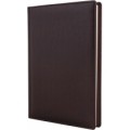 Ежедневник недатированный Cabinet Ostrich, А5, 320 л., искусственная кожа, темно-коричневый