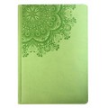 Ежедневник недатированный Optima Vivella тиснение "Notebook", А5, 320 л., искусственная кожа, фисташковий