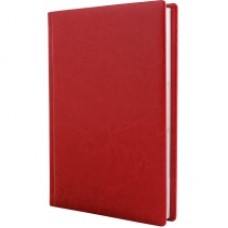 Ежедневник полудатированный Optima Vivella, А5, 384 л., искусственная кожа, красный