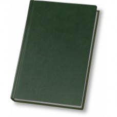 Ежедневник полудатированный Optima Nebraska, А5, 384 л., искусственная кожа, зеленый