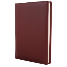 Ежедневник полудатированный Optima VINTAG, А5, 384 л., искусственная кожа, коричневый