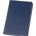 Еженедельник недатированный Optima Nebraska, А4, 128 л., искуственная кожа, темно-синий