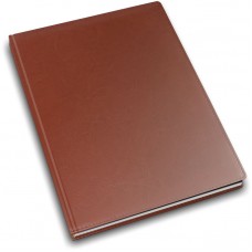 Еженедельник недатированный Optima Vivella, А4, 128 л., искуственная кожа, коричневый