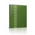 Блокнот Optima "Орнамент", А4, 96 л., зеленый, линия
