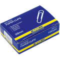 Скрепки никелированные Buromax, 28 мм, 100 шт., круглые