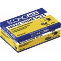 Кнопки металлические Economix, никелированные, 100 шт.