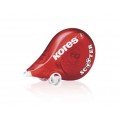 Корректор ленточный Kores Scooter, 4,2мм х 8м, красный