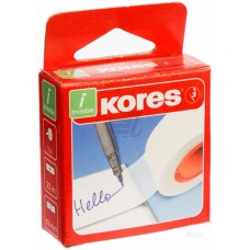 Лента клейкая канцелярская 19 мм x 33 м "Invisible" Kores, прозрачная матовая