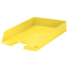 Лоток горизонтальный Europost VIVIDA Esselte, пластиковый, желтый