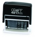 Датер с бухгалтерскими терминами GRAFF 4817Dat, 12 терминов, 3 мм, укр.