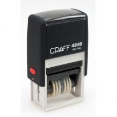 Мини-нумератор GRAFF 4846, 6 разрядов, 4 мм