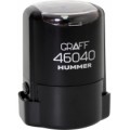 Оснастка автоматическая GRAFF 46040 HUMMER "GLOSSY", для печати d 40 мм, черная с футляром