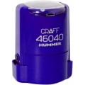 Оснастка автоматическая GRAFF 46040 HUMMER "GLOSSY", для печати d 40 мм, сиреневая с футляром